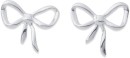 Sterling-Silver-Ribbon-Bow-Studs Sale