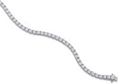 Sterling-Silver-17cm-Cubic-Zirconia-Tennis-Bracelet Sale