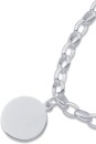 Sterling-Silver-19cm-Oval-Belcher-Bracelet-with-Disc Sale