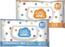 Little-Ones-Baby-Wipes-80-Pack Sale