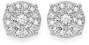 9ct-Yellow-Gold-Diamond-Sparkle-Cluster-Stud-Earrings Sale