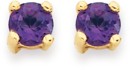 9ct-Amethyst-Studs Sale