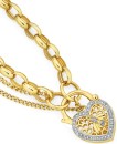 9ct-19cm-Solid-Belcher-Diamond-Padlock-Bracelet Sale