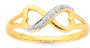 9ct-Infinity-Diamond-Ring Sale