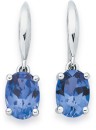 9ct-White-Gold-Created-Sapphire-Earrings Sale