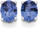 9ct-White-Gold-Created-Sapphire-Stud-Earrings Sale