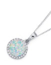 Sterling-Silver-Created-Opal-Pendant Sale