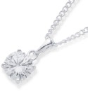 Sterling-Silver-Cubic-Zirconia-Pendant Sale