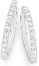 Sterling-Silver-Cubic-Zirconia-Hoops Sale