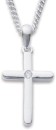 Sterling-Silver-Cubic-Zirconia-Cross-Pendant Sale