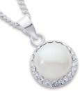 Sterling-Silver-Freshwater-Pearl-Crystal-Pendant Sale