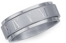 Stainless-Steel-Roman-Numeral-Mens-Ring Sale