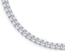 Sterling-Silver-50cm-Bevelled-Curb-Mens-Chain Sale