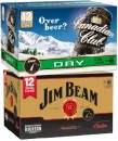 Canadian-Club-Premium-Dry-7-or-Jim-Beam-Gold-Cola-7-12-x-250ml-Cans Sale