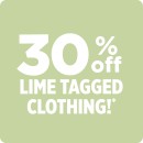 30-off-Lime-Tagged-Clothing Sale