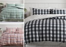 Emerald-Hill-Blake-Gingham-Soft-Touch-Duvet-Cover-Sets Sale