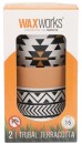 NEW-Waxworks-Tribal-Print-Citronella-Candle Sale