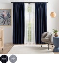 NEW-Sheer-Blockout-Rod-Pocket-Curtain-Combo Sale