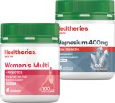 Healtheries-Multi-Vitamin-100s-or-High-Strength-Magnesium-120s Sale