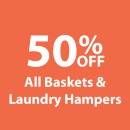 50-off-All-Baskets-Laundry-Hampers Sale