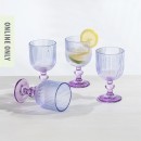 Design-Republique-Ribbed-Wine-Glasses-Set-Of-4 Sale