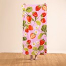 Printed-Velour-75x150cm-Beach-Towel-Strawberry Sale