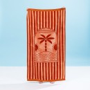 Double-Jacquard-Velour-Beach-Towel-Double-Sun-Palm Sale