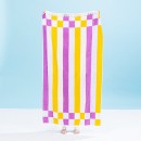 Double-Jacquard-Velour-Beach-Towel-Striped-with-Fringe Sale