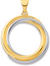 9ct-Two-Tone-Circle-Pendant Sale