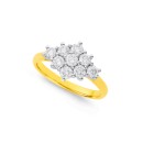 18ct-Diamond-Cluster-Ring Sale