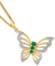 9ct-Butterfly-Pendant-with-Diamonds Sale