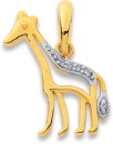 9ct-Diamond-Set-Giraffe-Pendant Sale