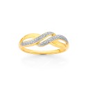 9ct-Diamond-Double-Swirl-Love-Dress-Ring Sale