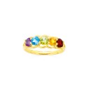 9ct-Multi-Gemstone-Round-Swirl-Dress-Ring Sale