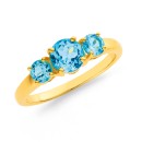 9ct-Blue-Topaz-Ring Sale