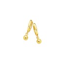 9ct-Ball-Drop-Huggie-Earrings Sale