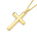 9ct-30mm-Plain-Cross-Pendant Sale