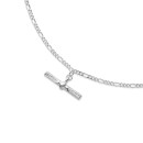 Sterling-Silver-45cm-Figaro-Fob-Chain Sale