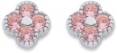 Sterling-Silver-Violet-Cubic-Zirconia-Round-Stud-Earrings Sale