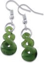 NZ-Greenstone-Triple-Twist-Sterling-Silver-Earrings Sale