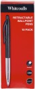 Whitcoulls-Black-Ballpoint-Pens-Box-of-10 Sale