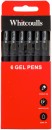 Whitcoulls-Black-Gel-Pens-Pack-of-6 Sale