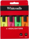 Whitcoulls-Highlighters-Pack-of-4 Sale