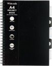 Whitcoulls-A4-Black-Project-Book-with-5-Removable-Black-White-Dividers Sale