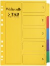 Whitcoulls-Cardboard-5-Tab-Subject-Dividers Sale