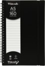 Whitcoulls-Wirebound-A5-Black-Notebook Sale