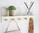 Ribbed-Wall-Shelf-with-Hooks-60x15cm Sale