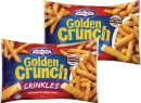 Birds-Eye-Golden-Crunch-Fries-or-Wedges-750g Sale