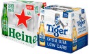 Heineken-Silver-Low-Carb-12-x-330ml-Bottles-or-Tiger-Crystal-Ultra-Low-Carb-12-x-330ml-BottlesCans Sale