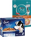 Oscar-Wet-Cat-Food-12-Pack-or-Purina-One-Dry-Cat-Food-450-500g Sale